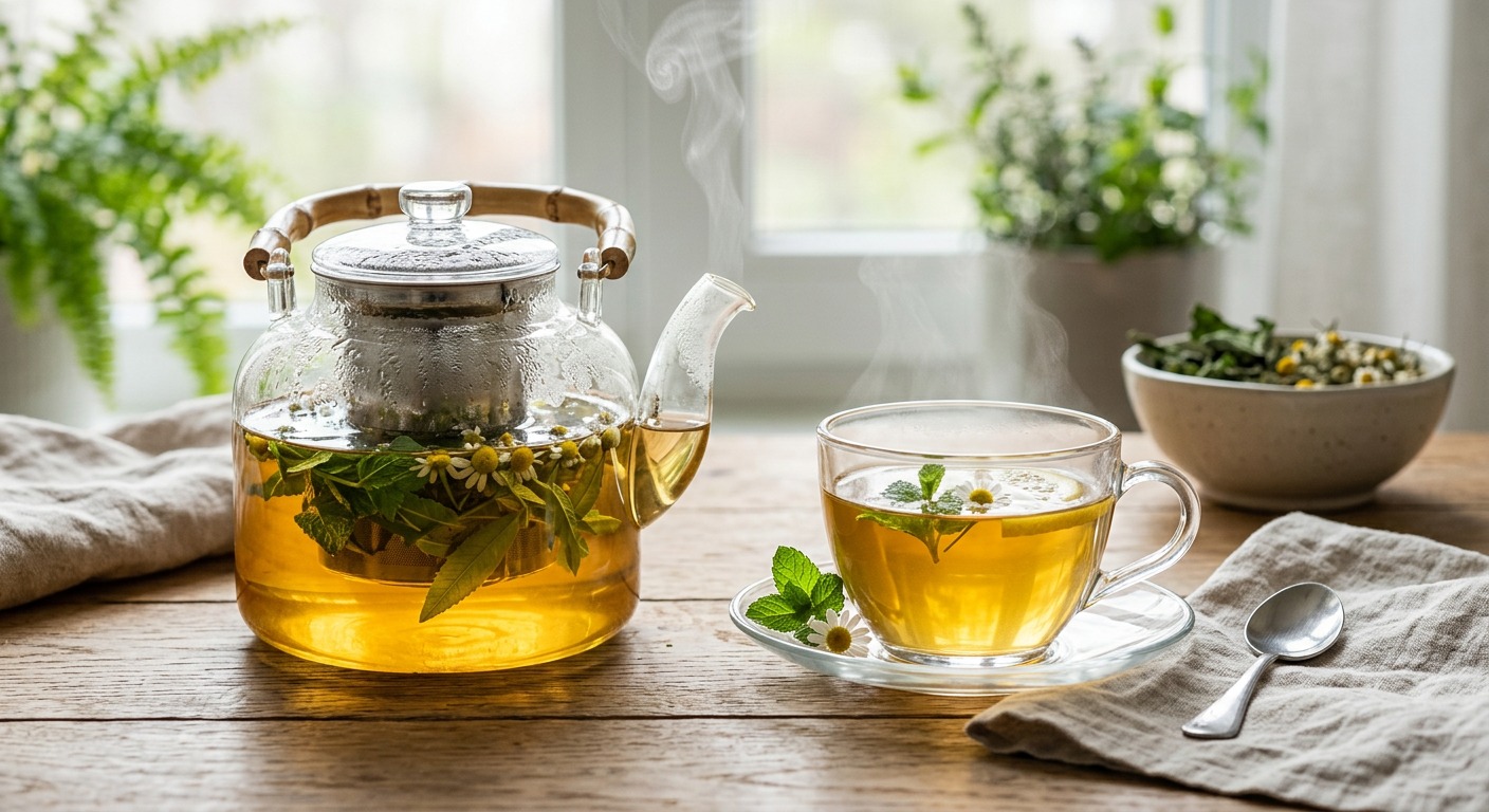 Aromatyczne napary: sztuka prawidłowego parzenia ziół i ochrona olejków